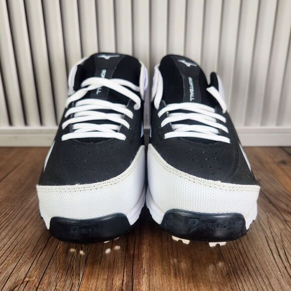 Mizuno 9-Spike Swift Womens Size 5 Black White Metal Softball Cleats 320554.9000 - Picture 3 of 11